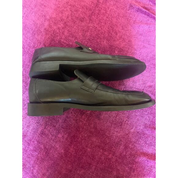 VERSACE Men\'s Black Loafer Medusa Shoes Leather Casual Luxury Size 44 10 - 10.5 main image 10